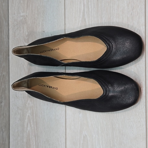 Lucky Brand Women Alba Leather Loafer Slip on shoes sz 9.5M - Picture 3 of 12